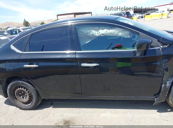 3N1AB7AP4KY224838 2019 NISSAN SENTRA Black უკანა სალონის ხედი