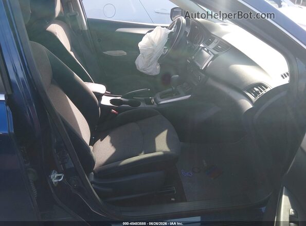 3N1AB7AP4KY248105 2019 NISSAN SENTRA Blue Vista interior delantera