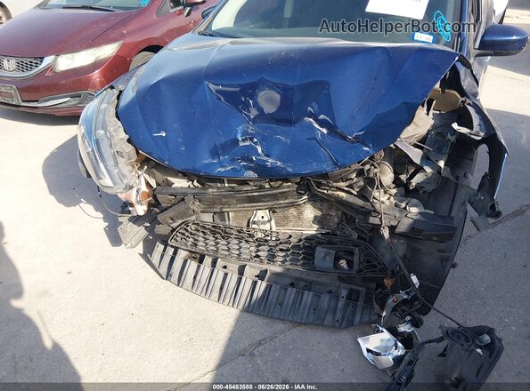 3N1AB7AP4KY248105 2019 NISSAN SENTRA Blue Vista frontal