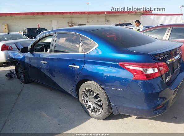 3N1AB7AP4KY248105 2019 NISSAN SENTRA Blue Vista interior de 360 grados