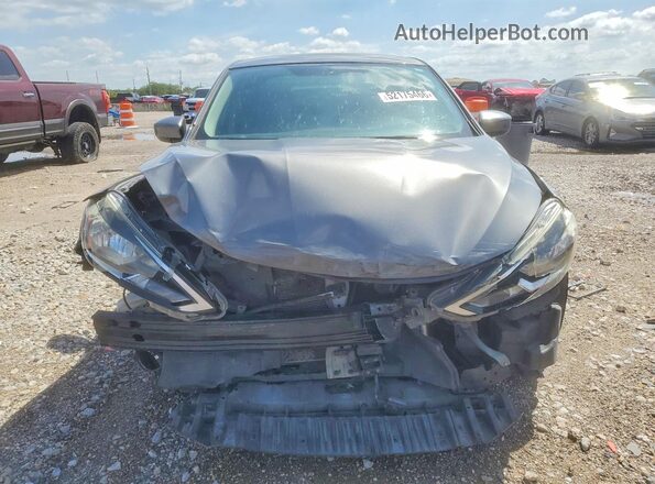 3N1AB7AP4KY258049 2019 NISSAN SENTRA Gray Вид спереду