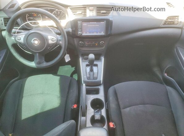 3N1AB7AP4KY258049 2019 NISSAN SENTRA Gray Вид панелі приладів