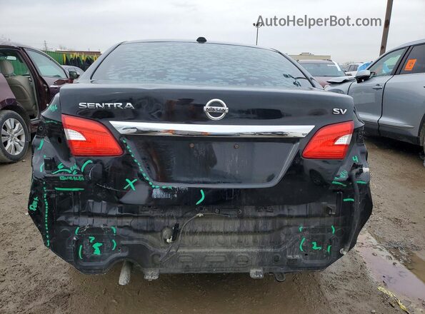 3N1AB7AP4KY262425 2019 NISSAN SENTRA Black Вид ззаду