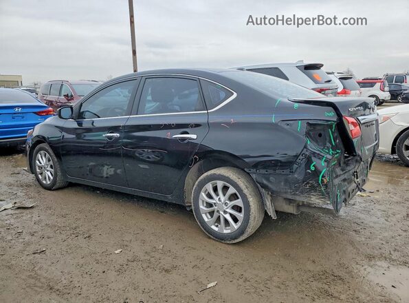 3N1AB7AP4KY262425 2019 NISSAN SENTRA Black Задня ліва чверть