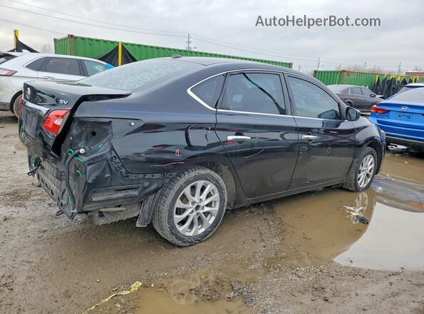 3N1AB7AP4KY262425 2019 NISSAN SENTRA Black Задня права чверть