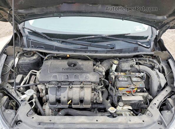 3N1AB7AP4KY262425 2019 NISSAN SENTRA Black Вид задньої частини салону