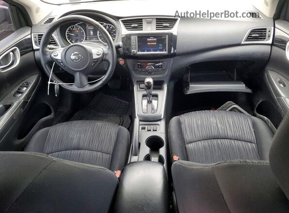 3N1AB7AP4KY262425 2019 NISSAN SENTRA Black Вид панелі приладів
