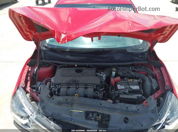 3N1AB7AP4KY268855 2019 NISSAN SENTRA Red უკანა ხედი