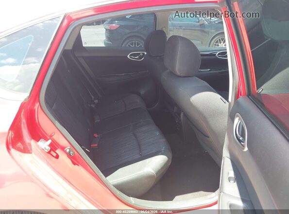 3N1AB7AP4KY268855 2019 NISSAN SENTRA Red VIN კოდის სტიკერის ხედი