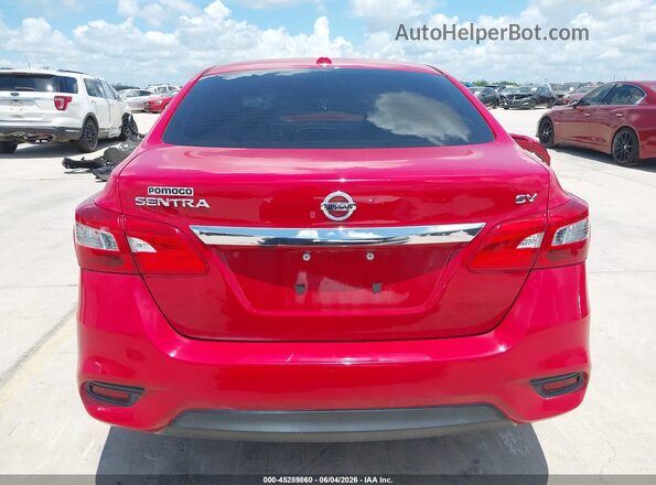 3N1AB7AP4KY268855 2019 NISSAN SENTRA Red 