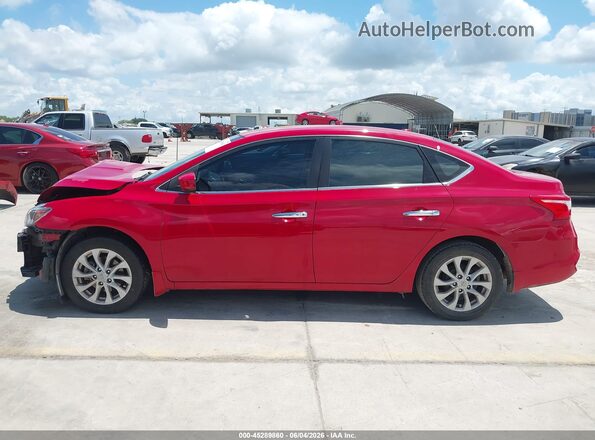 3N1AB7AP4KY268855 2019 NISSAN SENTRA Red 