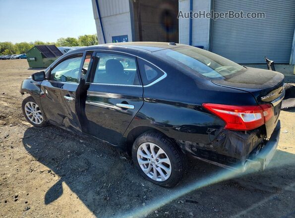 3N1AB7AP4KY271111 2019 NISSAN SENTRA Black Задня ліва чверть