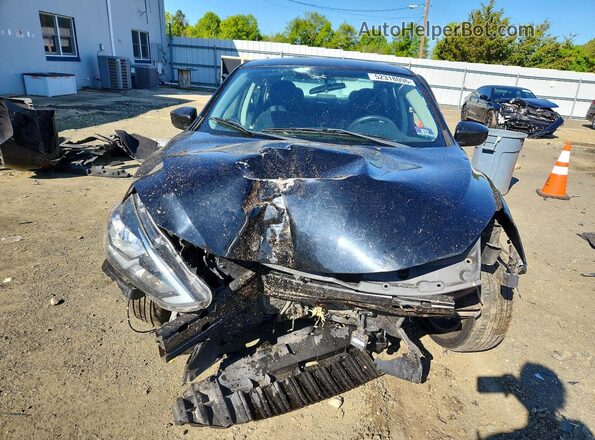 3N1AB7AP4KY271111 2019 NISSAN SENTRA Black Вид спереду