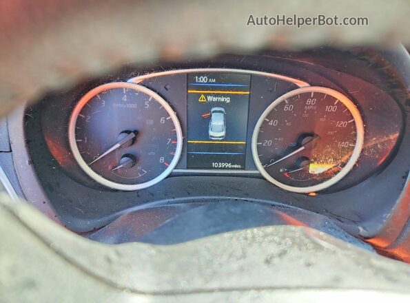 3N1AB7AP4KY271111 2019 NISSAN SENTRA Black Вид щитка приладів