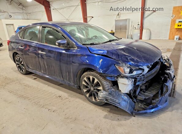 3N1AB7AP4KY288748 2019 NISSAN SENTRA Синий 
