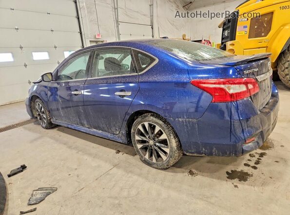 3N1AB7AP4KY288748 2019 NISSAN SENTRA Синий 
