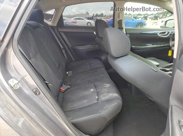 3N1AB7AP4KY298308 2019 NISSAN SENTRA Gray Вид задніх сидінь