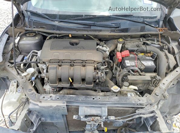 3N1AB7AP4KY298308 2019 NISSAN SENTRA Gray Вид задньої частини салону