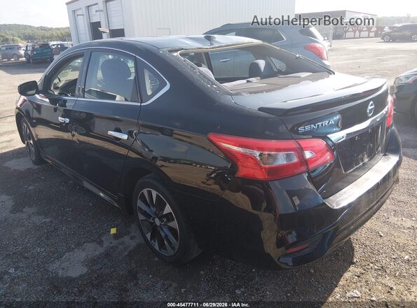 3N1AB7AP4KY309906 2019 NISSAN SENTRA Black Հետևի ձախ