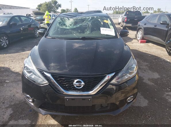 3N1AB7AP4KY309906 2019 NISSAN SENTRA Black Սարքավորումների վահանակի տեսք
