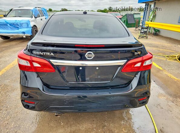 3N1AB7AP4KY326690 2019 NISSAN SENTRA Black Rear view