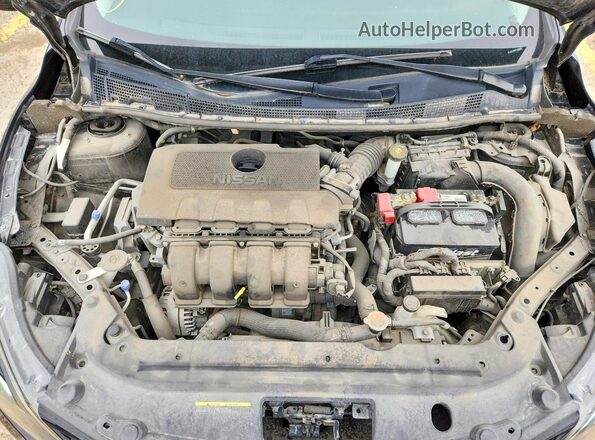 3N1AB7AP4KY326690 2019 NISSAN SENTRA Black Rear interior view