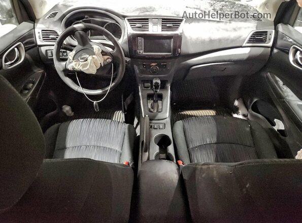3N1AB7AP4KY340105 2019 NISSAN SENTRA Black Вид панелі приладів