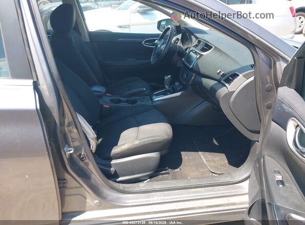3N1AB7AP4KY351573 2019 NISSAN SENTRA Серый Вид салона спереди