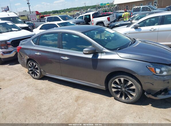 3N1AB7AP4KY351573 2019 NISSAN SENTRA Серый Вид задней части салона