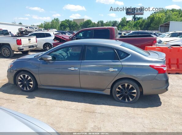 3N1AB7AP4KY351573 2019 NISSAN SENTRA Серый Панорамный вид салона 360°