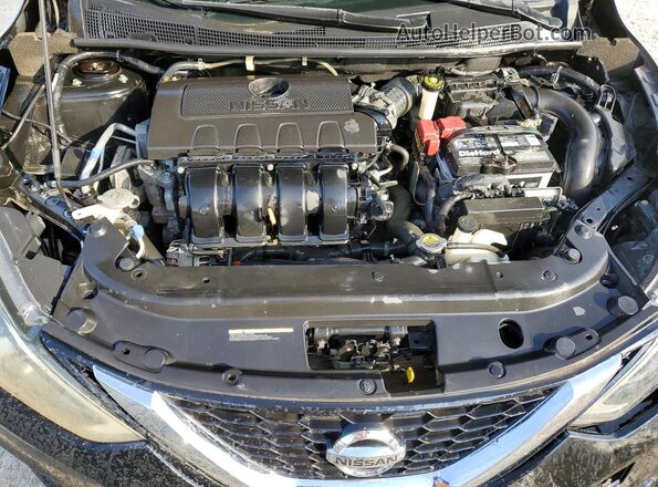3N1AB7AP4KY353422 2019 NISSAN SENTRA Black Vista interior trasera