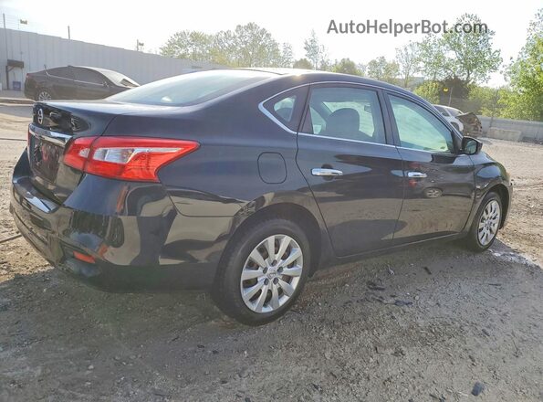 3N1AB7AP4KY353422 2019 NISSAN SENTRA Black Trasero derecho