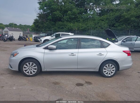 3N1AB7AP4KY362086 2019 NISSAN SENTRA Silver 360 interior view