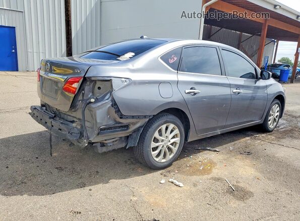 3N1AB7AP4KY362119 2019 NISSAN SENTRA Серый Задняя правая четверть