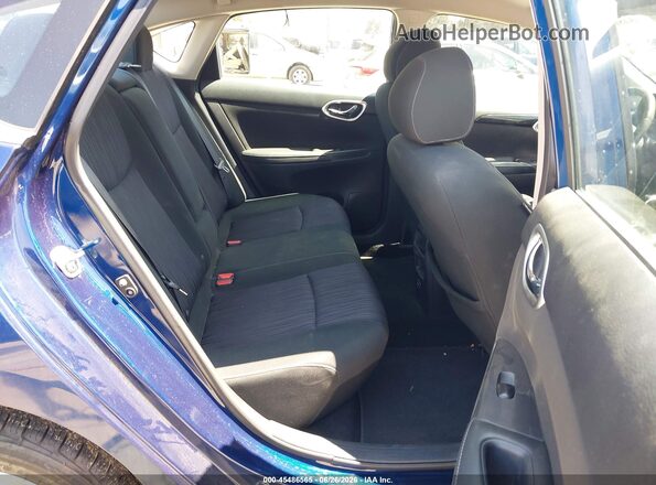 3N1AB7AP4KY369667 2019 NISSAN SENTRA Blue VIN կոդի պիտակի տեսք