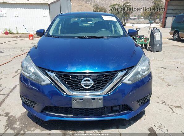 3N1AB7AP4KY369667 2019 NISSAN SENTRA Blue Սարքավորումների վահանակի տեսք