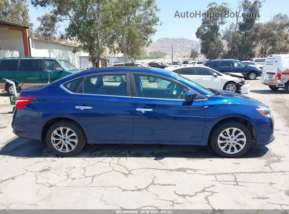 3N1AB7AP4KY369667 2019 NISSAN SENTRA Blue Սալոնի հետևի տեսք