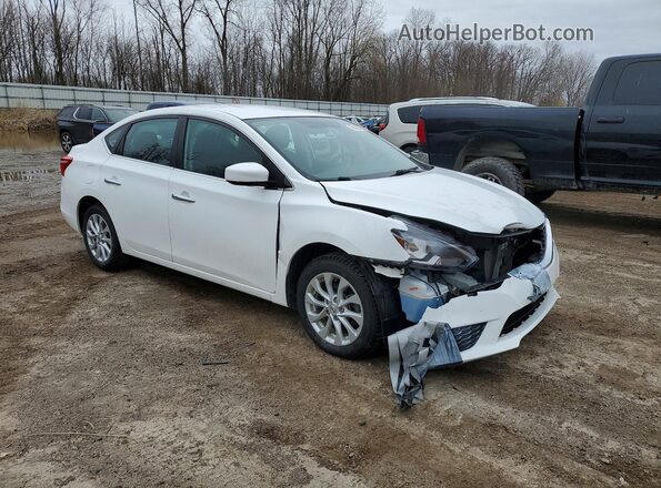 3N1AB7AP4KY375985 2019 NISSAN SENTRA Белый 
