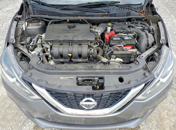 3N1AB7AP4KY392740 2019 NISSAN SENTRA Gray Սալոնի հետևի տեսք