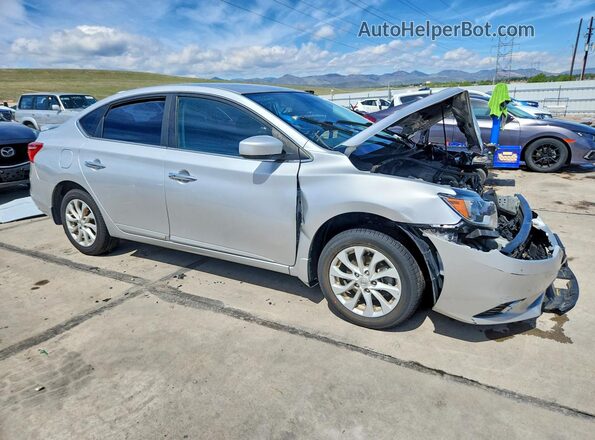 3N1AB7AP4KY398585 2019 NISSAN SENTRA Silver წინა მარჯვენა