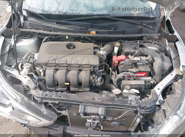3N1AB7AP4KY431746 2019 NISSAN SENTRA Silver Widok z tyłu
