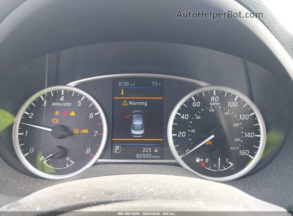 3N1AB7AP4KY431746 2019 NISSAN SENTRA Silver Widok tylnych siedzeń