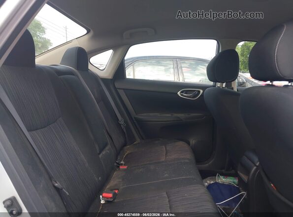 3N1AB7AP4KY431746 2019 NISSAN SENTRA Silver Widok naklejki z numerem VIN