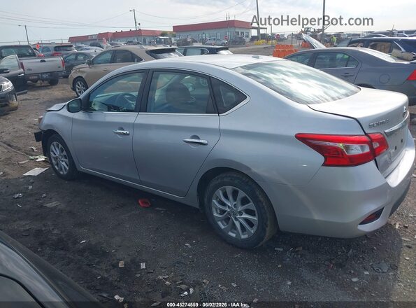 3N1AB7AP4KY431746 2019 NISSAN SENTRA Silver Widok wnętrza 360 stopni