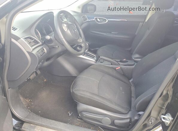 3N1AB7AP4KY444478 2019 NISSAN SENTRA Black Սալոնի դիմացի տեսք