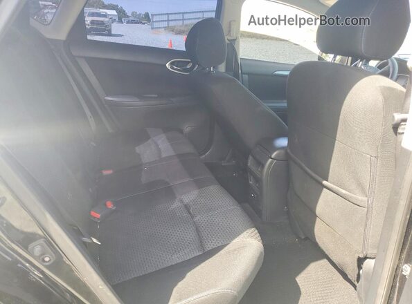 3N1AB7AP4KY444478 2019 NISSAN SENTRA Black Հետևի նստատեղերի տեսք