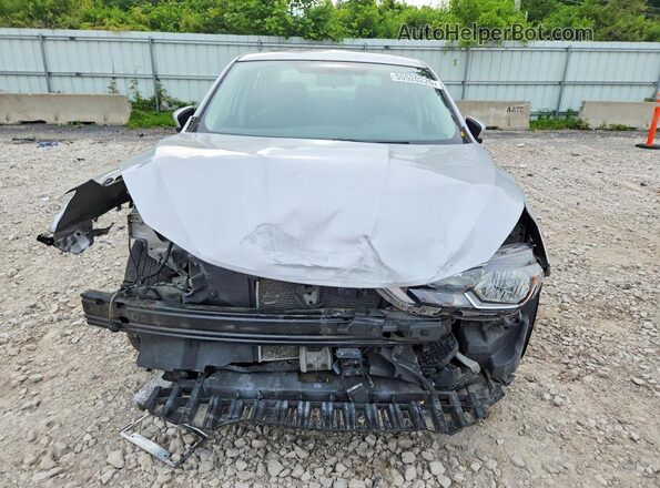 3N1AB7AP4KY445890 2019 NISSAN SENTRA Серебряный Вид спереди