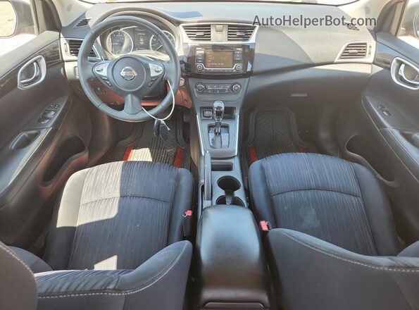 3N1AB7AP5GL667651 2016 NISSAN SENTRA Бордовый Вид панели приборов