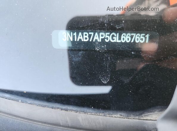 3N1AB7AP5GL667651 2016 NISSAN SENTRA Бордовый Вид подкапотного пространства