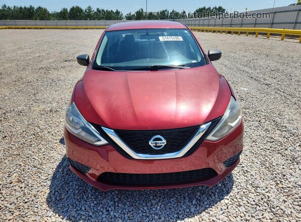 3N1AB7AP5GL667651 2016 NISSAN SENTRA Бордовый Вид спереди
